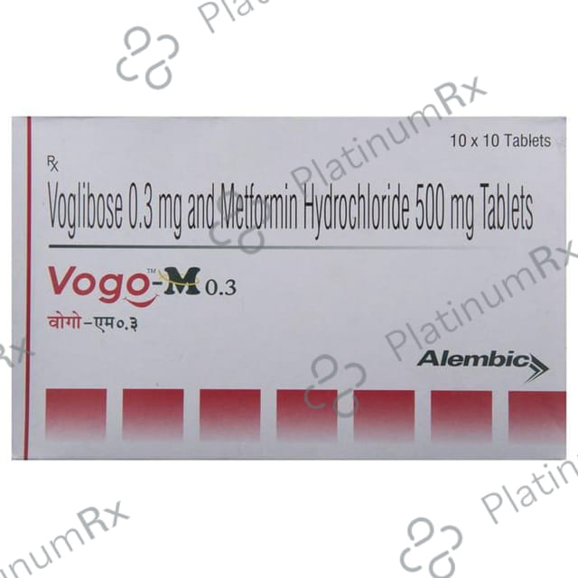 Vogo M 0.3/500mg Tablet 10s