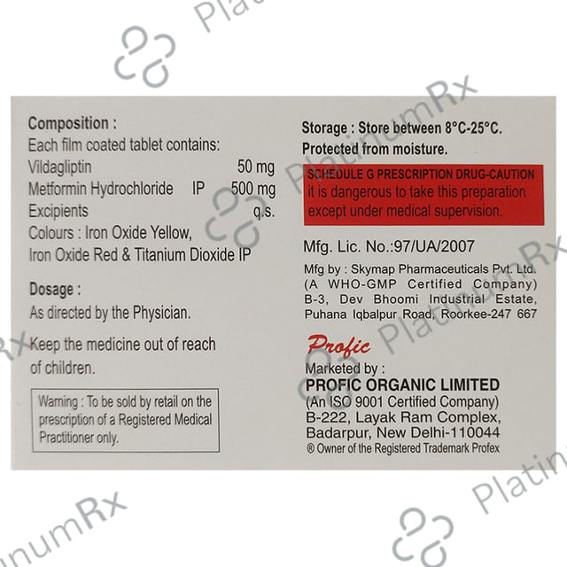 Profex M 500/50mg Tablet 10s