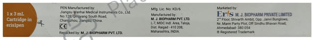Xsulin (100 IU/ml) Disposable Pen 1X3ml