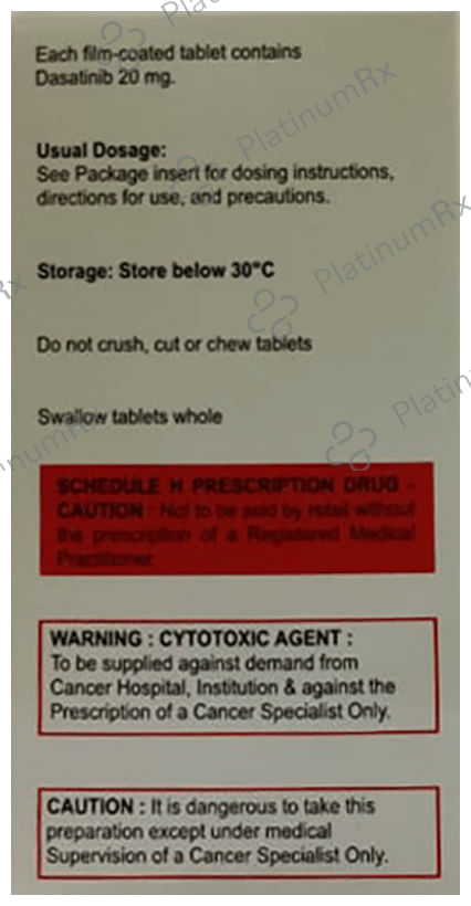 Dasashil 20mg Tablet