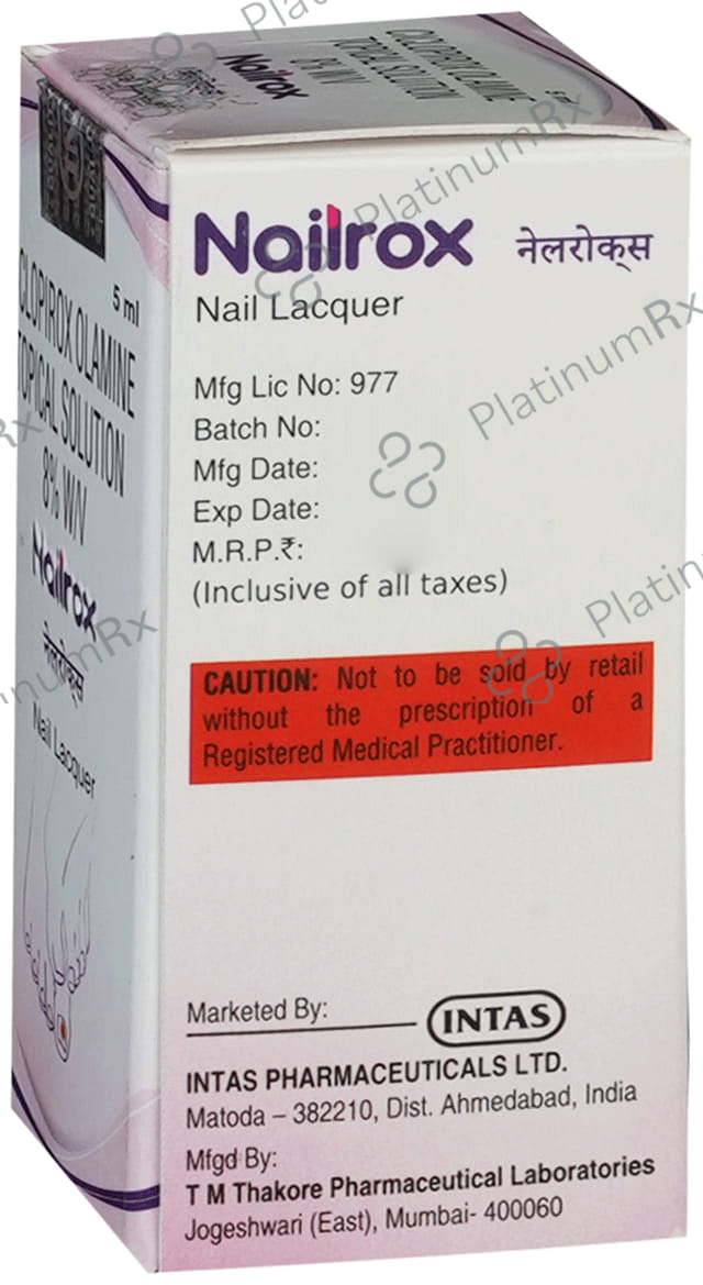Nailrox 8% Nail Lacquer 5ml