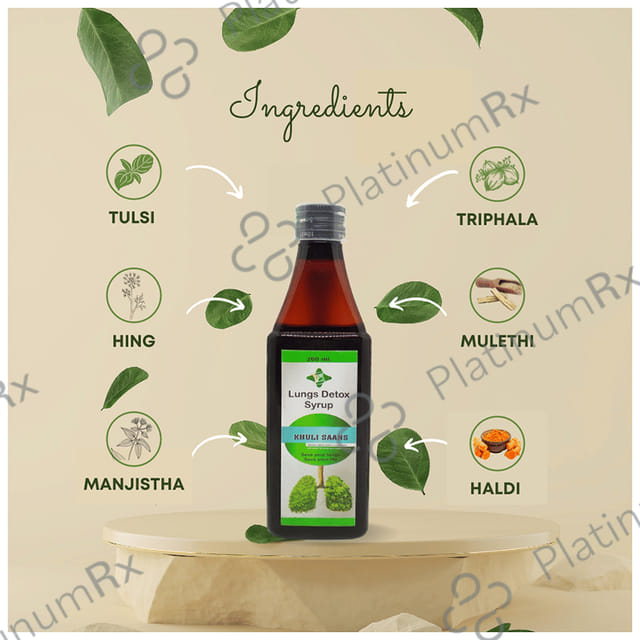 PCHPL Wellness Lungs Detox Syrup Khuli Saans