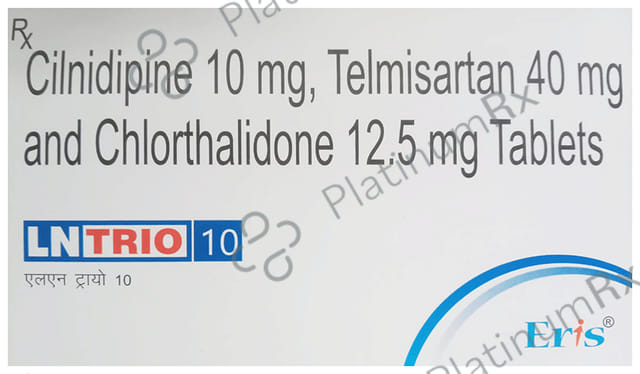 Ln Trio 40mg/10mg/12.5mg Tablet