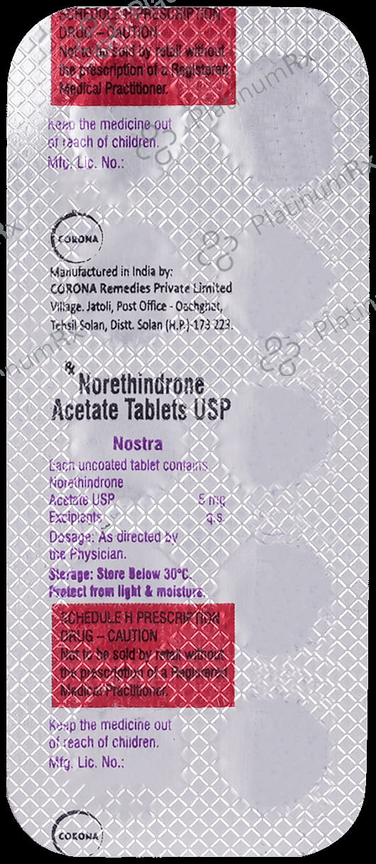 Nostra 5mg Tablet 10s