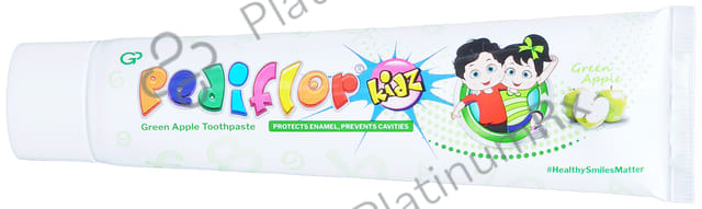 Pediflor Kidz Green Apple Flavour Toothpaste 70gm