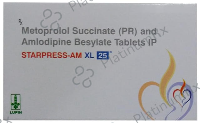 Starpress AM XL 25/5mg Tablet PR 10s