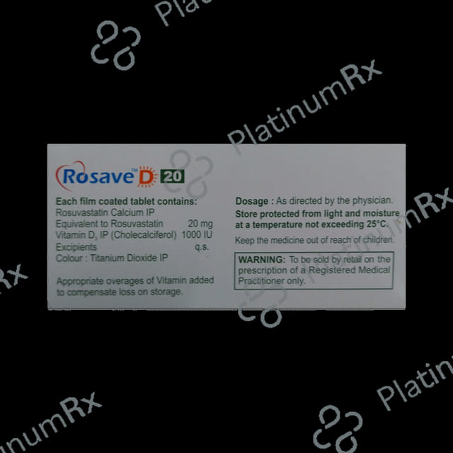 Rosave D 20mg Tablet 10s