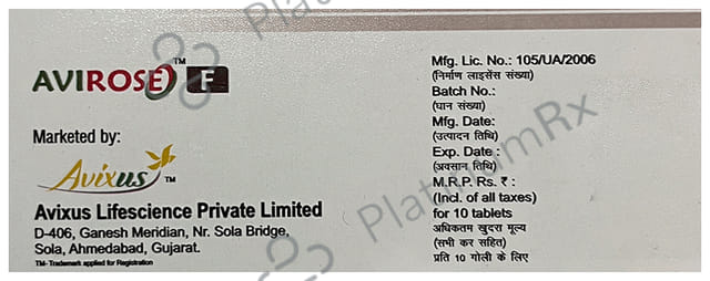 Avirose 160/10mg F Tablet 10s