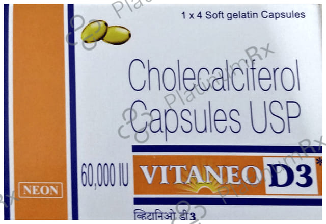 Vitaneo D3 60000 IU Soft Gelatin Capsule
