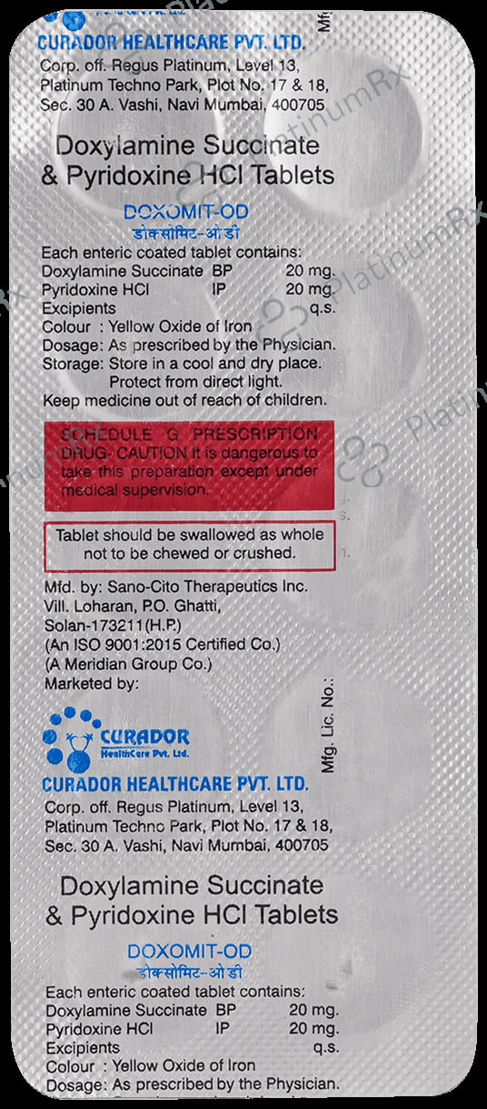 Doxomit OD Tablet 10s