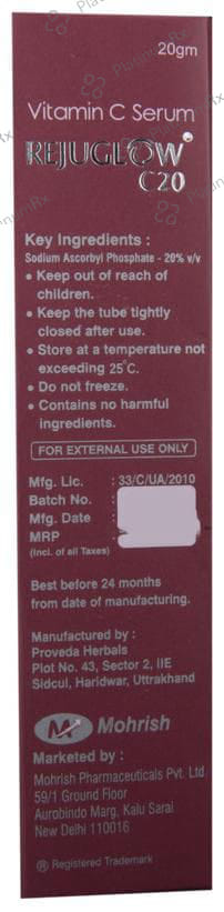 Rejuglow C20 Vitamin C Serum