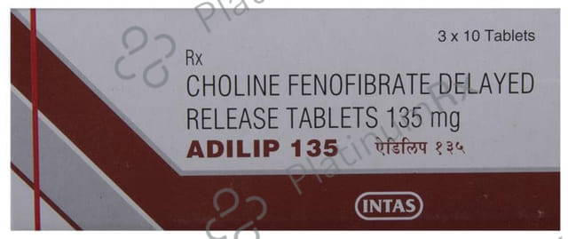 Adilip 135mg Tablet DR 10s