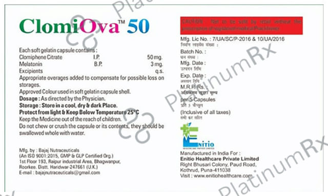 Clomiova 50 Capsule