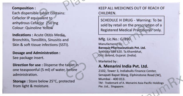 Distaclor 250mg Tablet DT 6s
