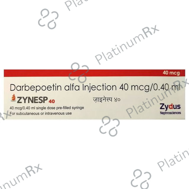 Zynesp 40mcg Injection 1s