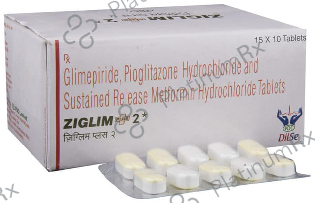 Ziglim Plus 2/500/15mg Tablet SR 10s