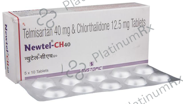 Newtel CH 40/12.5mg Tablet 10s