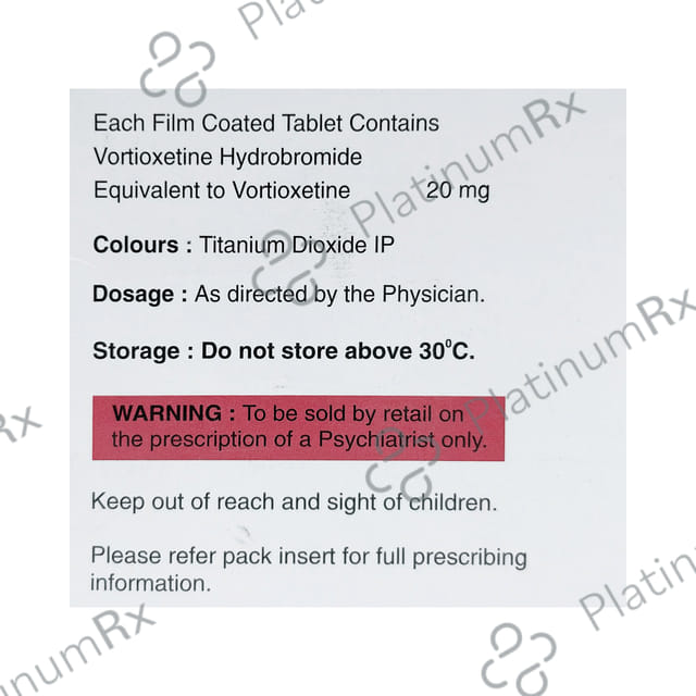 Vortiray 20mg Tablet 10s