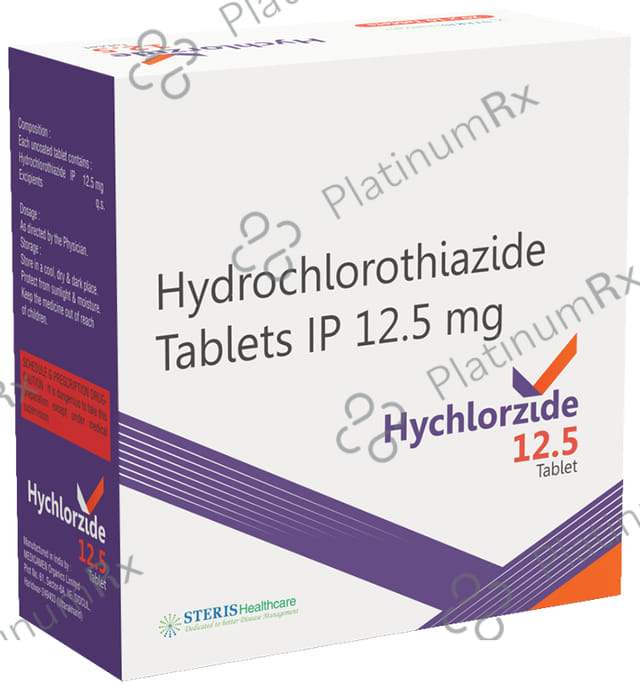 Hychlorzide 12.5mg Tablet 10s