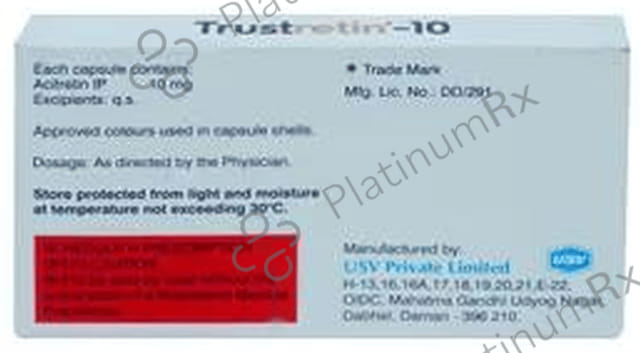 Trustretin 10mg Capsule 10s