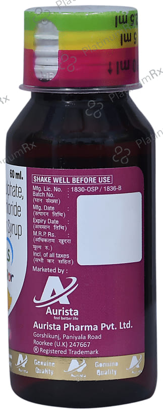 Aurakof-LS Junior Syrup Raspberry