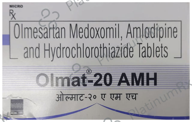 Olmat 20 AMH 20/5/12.5mg Tablet 15s