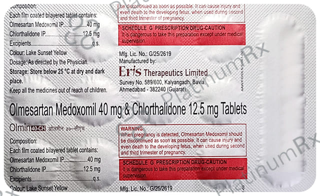 Olmin CH 12.5/40mg Tablet 15s