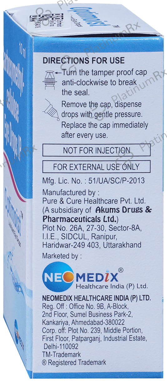 Optimoist Eye Drop 10ml