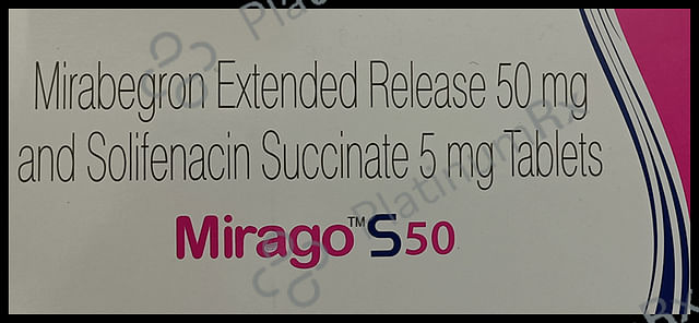 Mirago S 50/5mg Tablet ER 10s