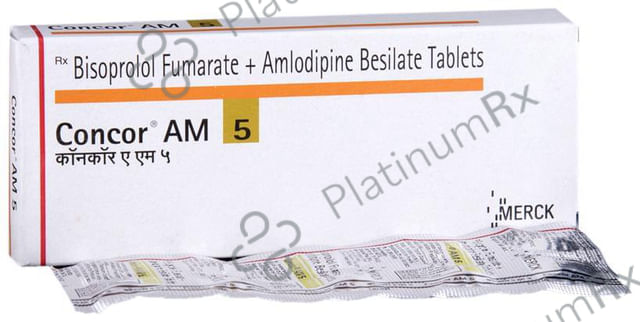 Concor AM 5/5mg Tablet 10s