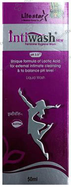 Intiwash New Feminine Hygiene Vaginal Wash 50ml