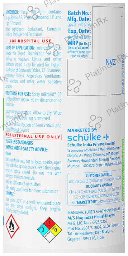 Mikrozid Mikrozid 25 Solution 500 ml