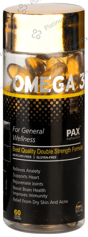 Pax Naturals Omega 3 Softgel Capsule 60s