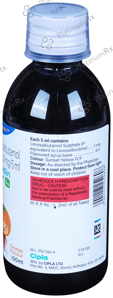 Levolin 1mg Syrup 100ml