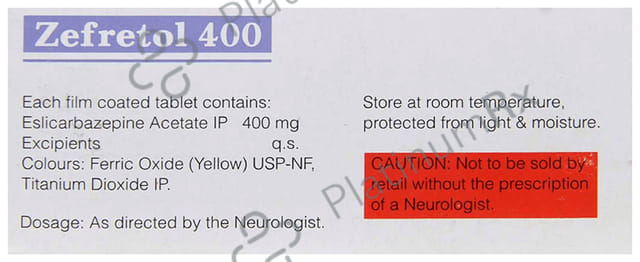 Zefretol 400mg Tablet 10s