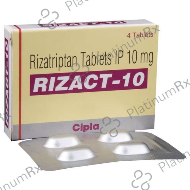 Rizact 10mg Tablet 4s