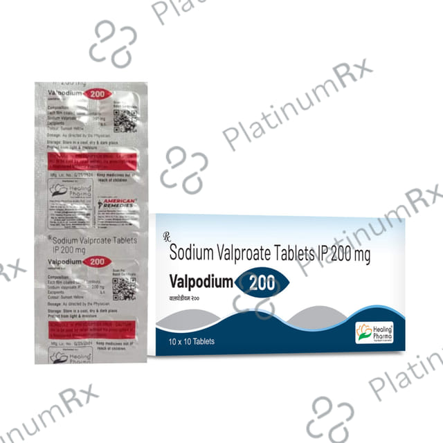 Valpodium 200mg Tablet 10s