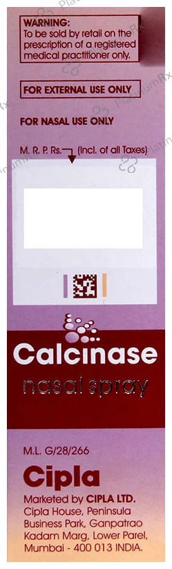 Calcinase 200IU Nasal Spray 3.7ml