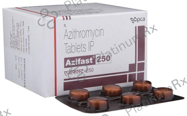 Azifast 250mg Tablet 6s (Ipca)