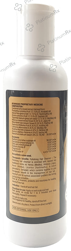 Cadila Folistrong Scalp Cleansing Shampoo 200 ml