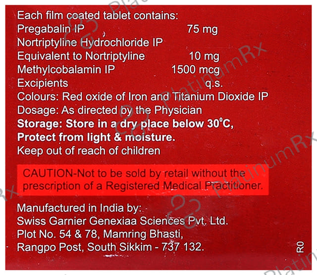 Goodwin 75mg/10mg/1500mcg Tablet