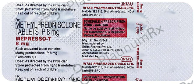 Mepresso T 8mg Tablet