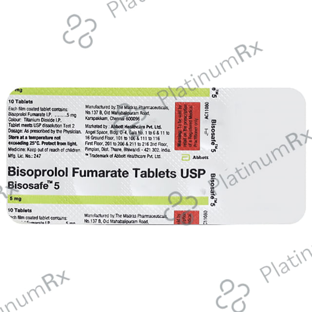 Bisosafe 5mg Tablet 10s