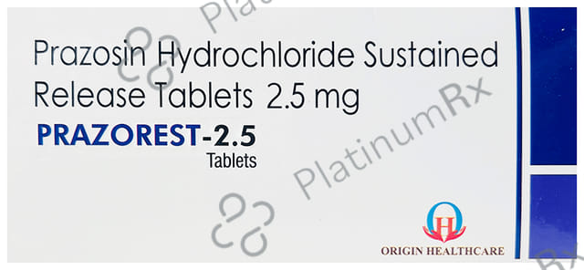 Prazorest 2.5mg Tablet SR 10s