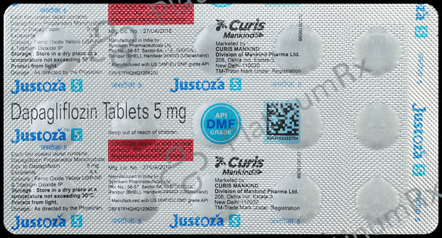 Justoza 5mg Tablet 15s