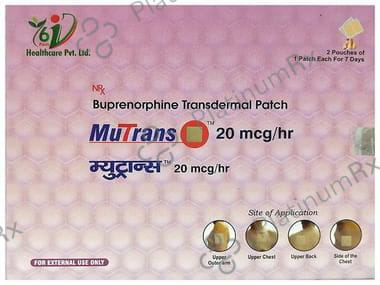 Mutrans 20mcg/hr Transdermal Patch