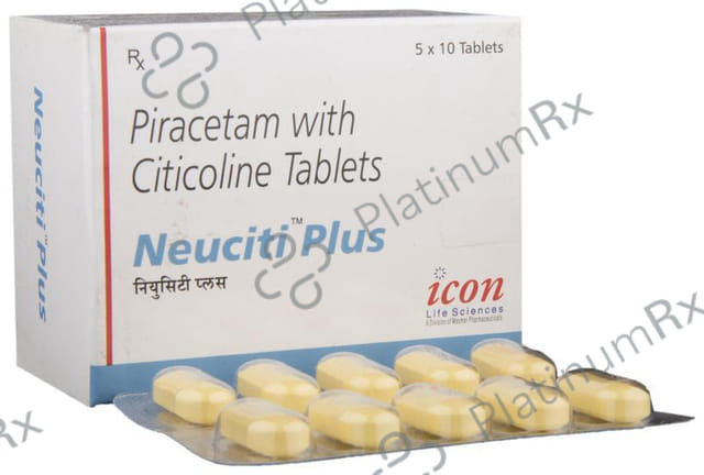 Neuciti Plus 500/400mg Tablet 10s