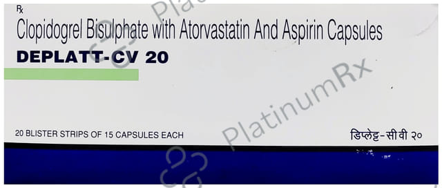 Deplatt CV 20/75/75mg Capsule 15s