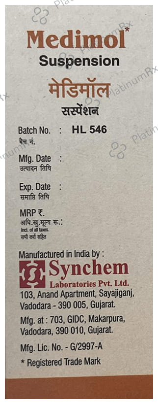 Medimol Syrup 60ml