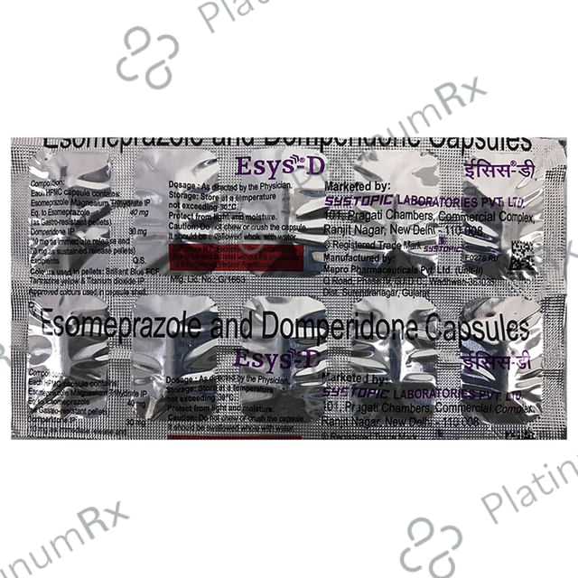 Esys D 30/40mg Capsule SR 10s